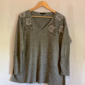 Lafayette 148 Appliqué Sweater